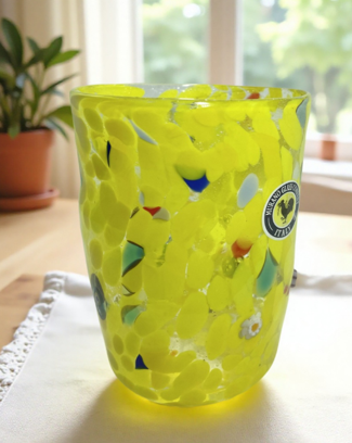 ベネチアンガラス グラス 容量 約380ml
