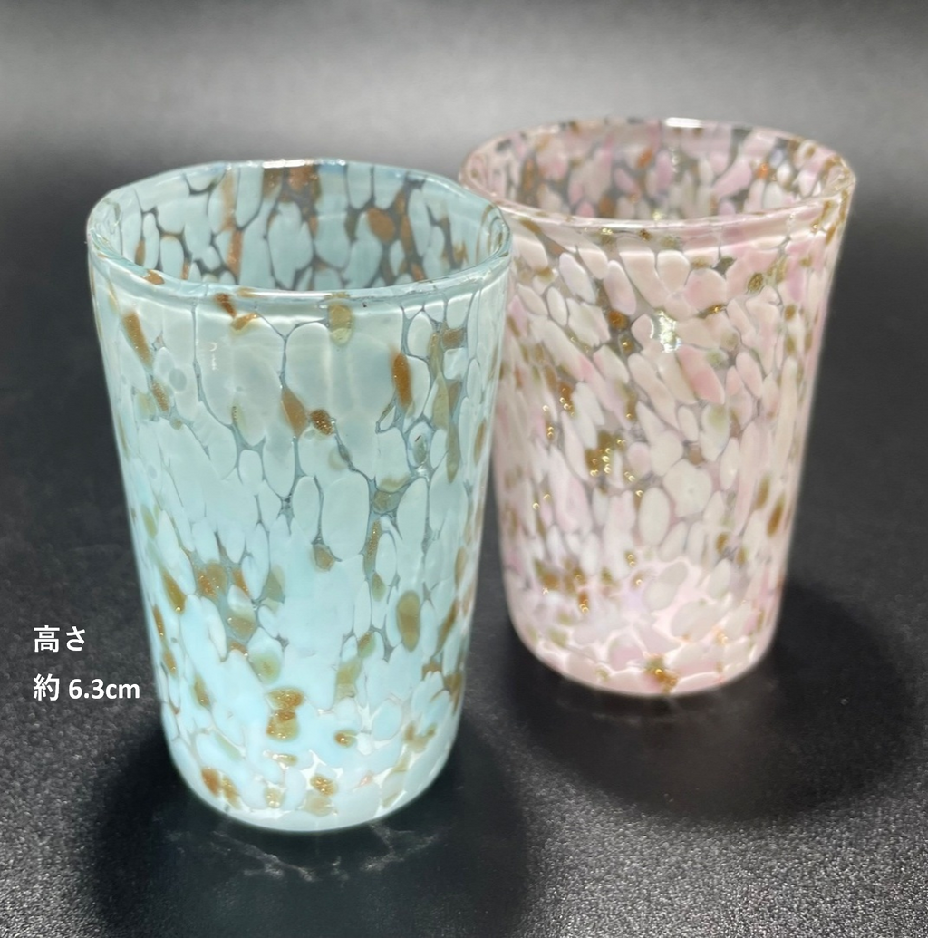 ベネチアンガラス ショットグラス ペアセット 各容量 約50ml