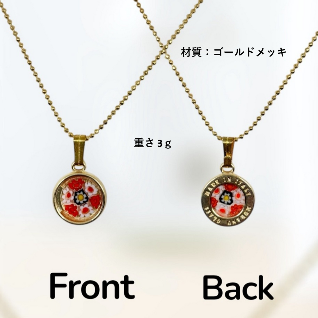 ベネチアンガラス ネックレス