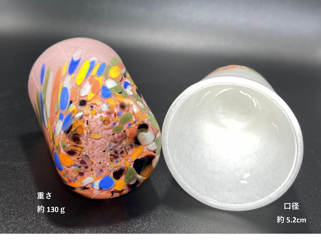 ベネチアンガラス ショットグラス ペアセット 各容量 約80ml
