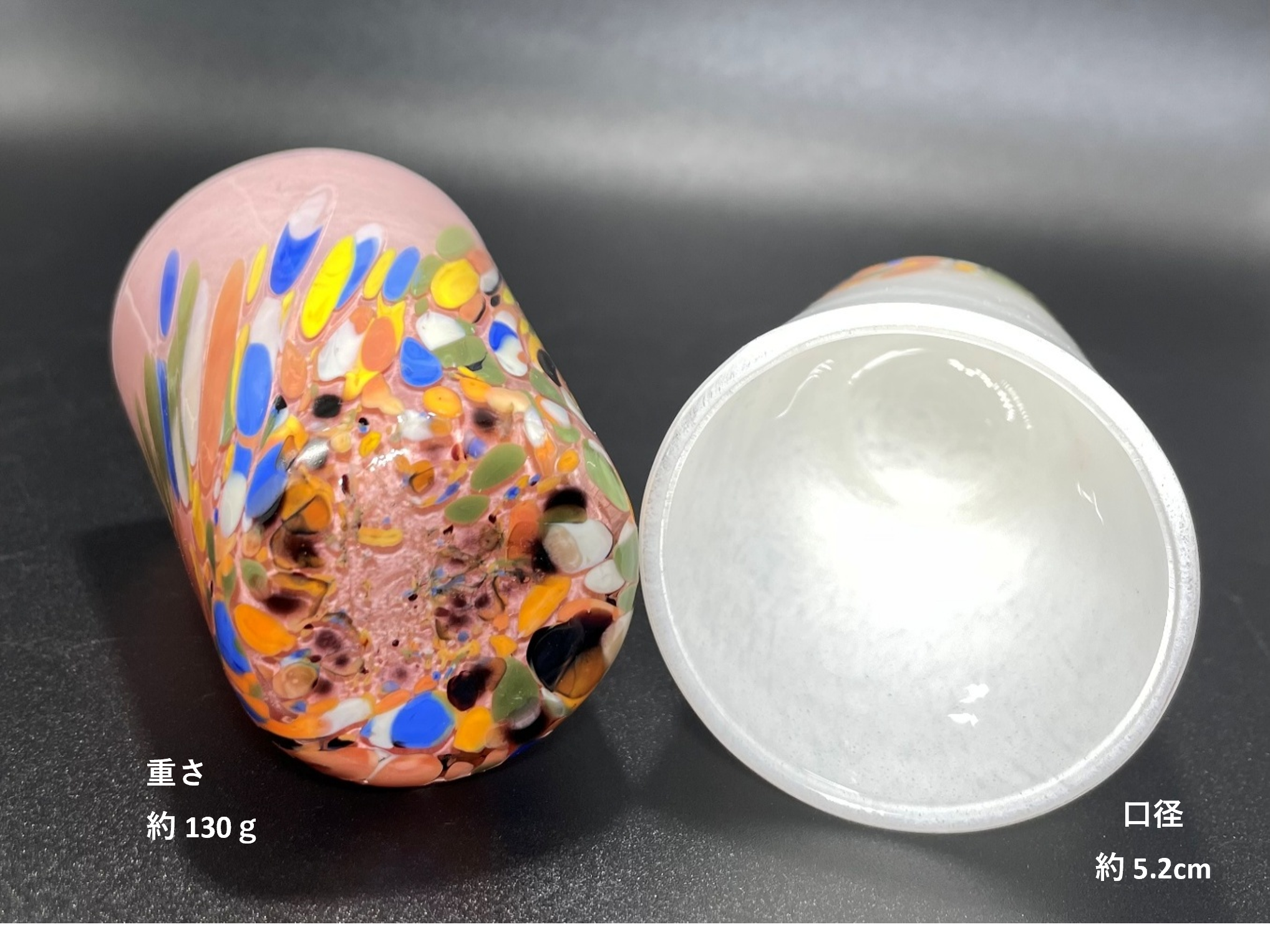 ベネチアンガラス ショットグラス ペアセット 各容量 約80ml