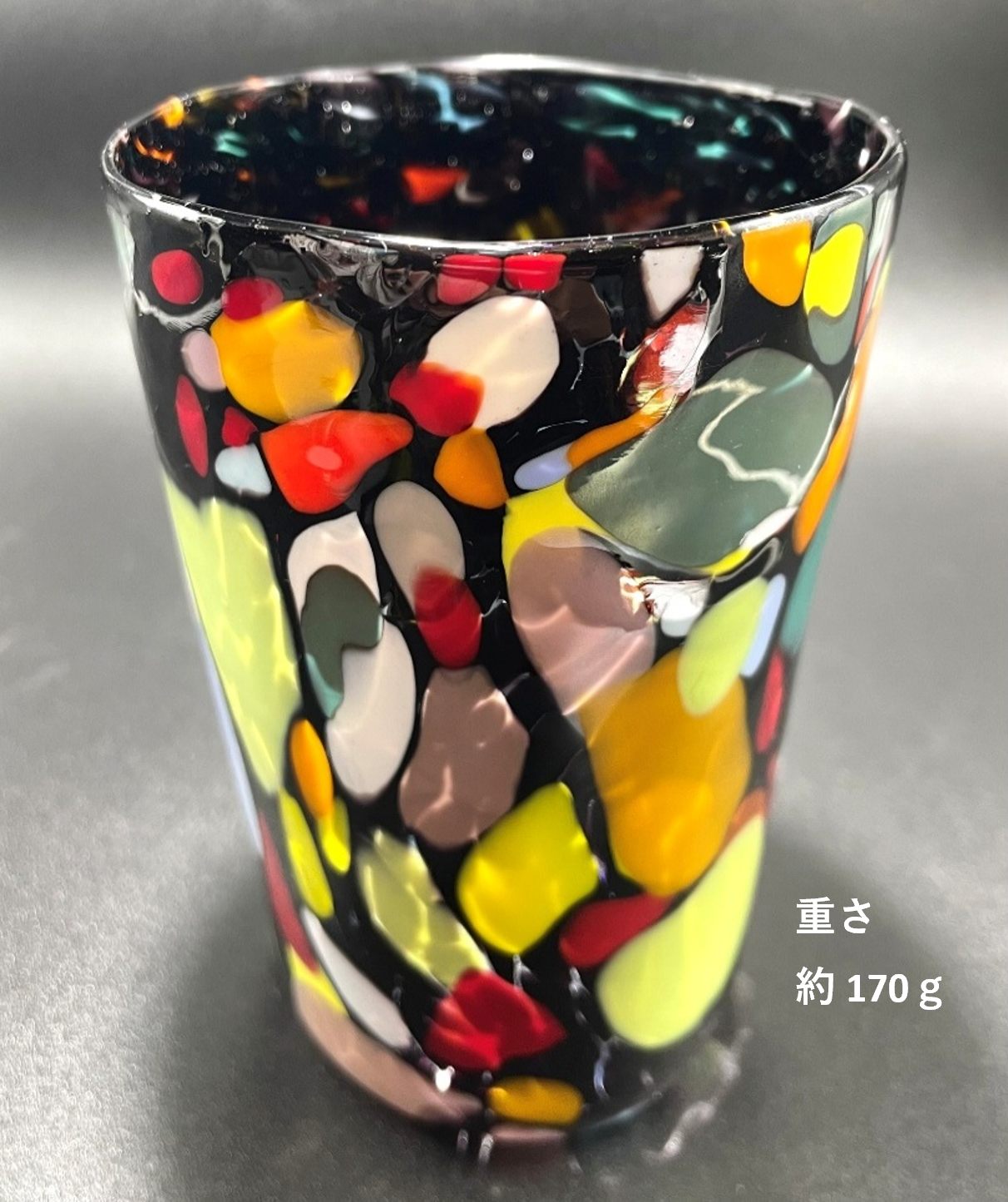 ベネチアンガラス グラス 容量 約400ml
