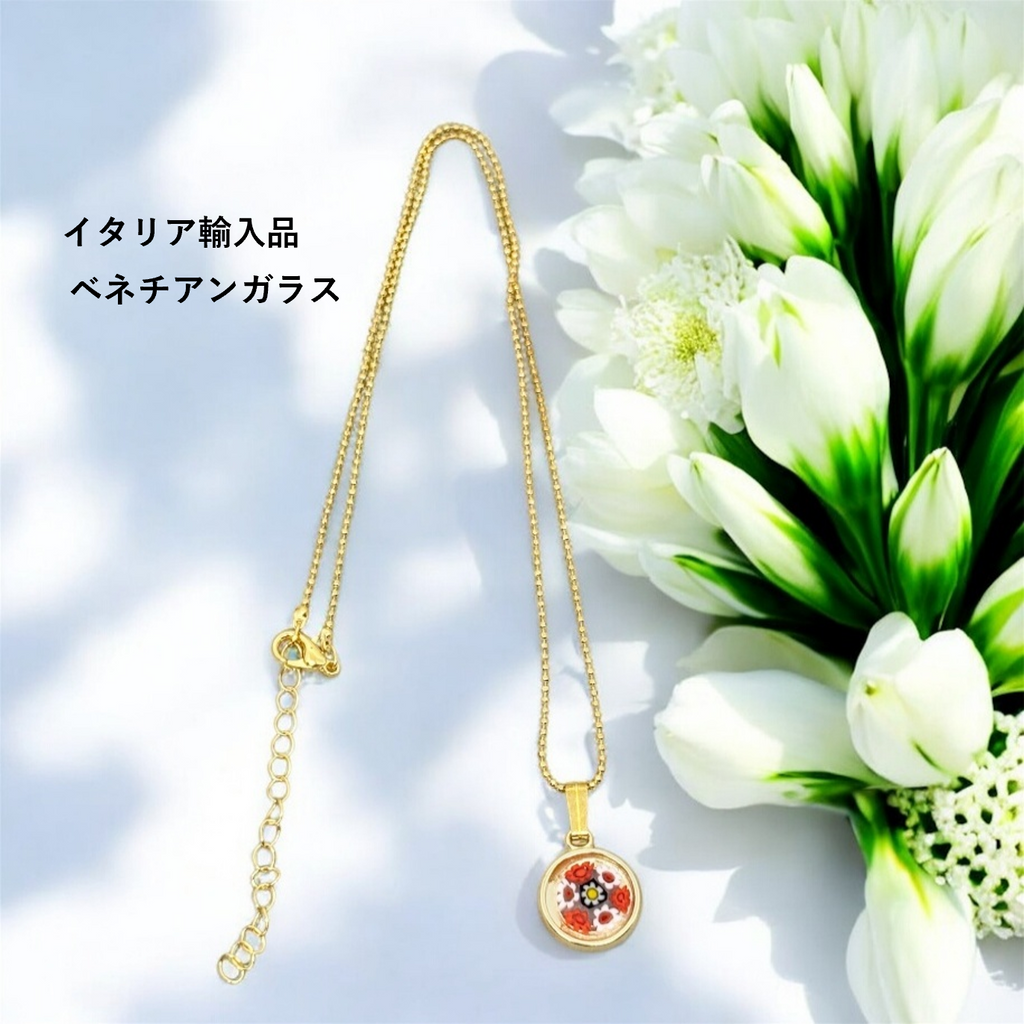 ベネチアンガラス ネックレス