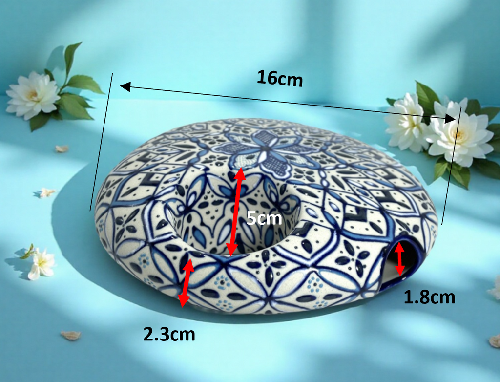 メキシコ セルビン焼き 陶器 置物 / 一輪挿し 花瓶